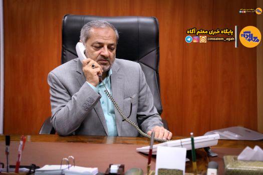 تماس تلفنی وزیر آموزش و پرورش با خانواده شهید یوسف شیرانی