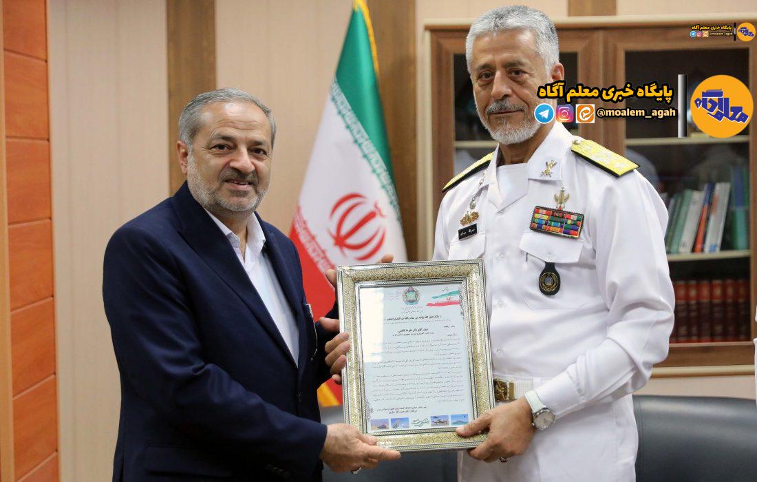 دیدار و گفت‌وگوی دریادار سیاری با وزیر آموزش و پرورش