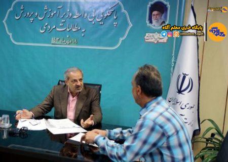 وزیر آموزش و پرورش بی‌واسطه با فرهنگیان گفت‌وگو کرد