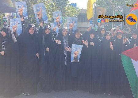 تجمع فرهنگیان و دانش‌آموزان تهرانی در پی شهادت سید حسن نصرالله