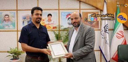 تقدیر ‌خان‌محمدی از یک سرباز نخبه شاغل به خدمت در سازمان نوسازی مدارس‌