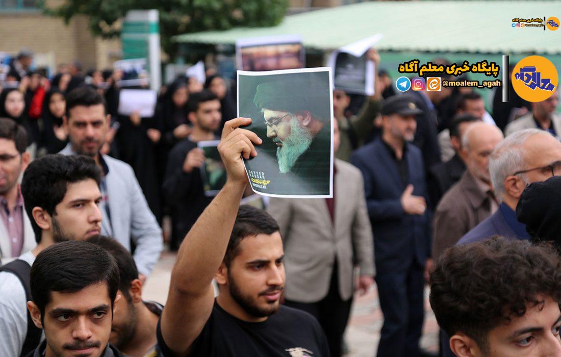 ‌گرامیداشت شهادت سید‌ مقاومت ‌در دانشگاه تربیت دبیر شهید‌ رجایی