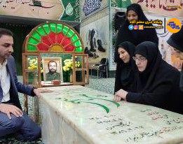 حضور معاون وزیر آموزش و پرورش در یادمان سردار شهیدعلی هاشمی