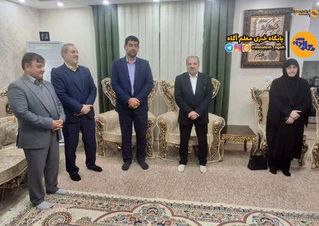 حضور کاظمی در منزل مدیر کل آموزش و پرورش استان خوزستان