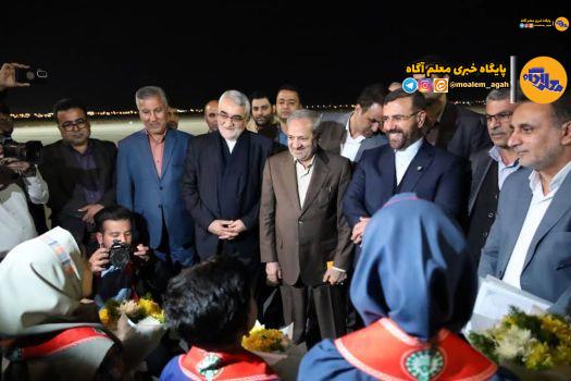 وزیر آموزش و پرورش وارد لارستان استان فارس شد