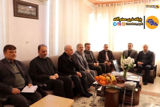 تکریم مقام معلم با قرائت فاتحه در پی درگذشت فرهنگی بازنشسته در شهرستان نوشهر