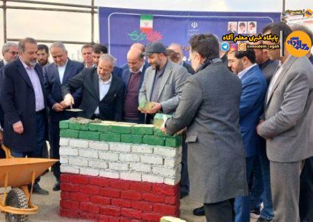 خشت‌گذاری ۱۶۸ کلاس درس در شهرستان ملارد
