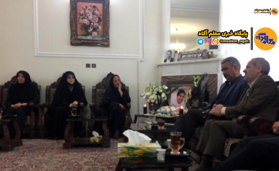 حضور وزیر آموزش و پرورش در منزل دانش‌آموزان جان باخته در حادثه واژگونی اتوبوس حامل دانش‌آموزان کرمان