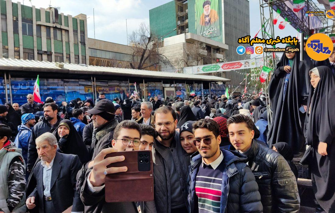 حضور پرشور نوجوانان در راهپیمایی ۲۲ بهمن نشانهای از پایبندی به آرمانهای انقلاب است