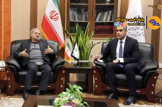 دیدار و گفت‌وگو مشاور وزیر آموزش و پرورش عراق با وزیر آموزش و پرورش ایران