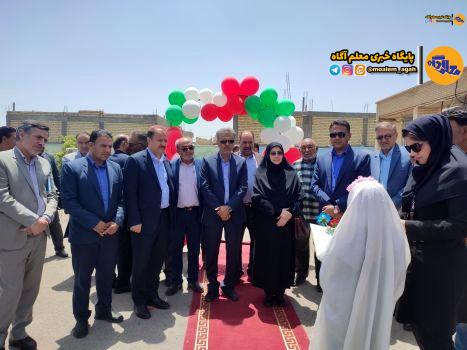 افتتاح دو طرح ورزشی مدارس توسط معاون آموزش ابتدایی در شهرستان فسا/ ۱۴۰ فضای ورزشی در استان فارس در دست احداث است