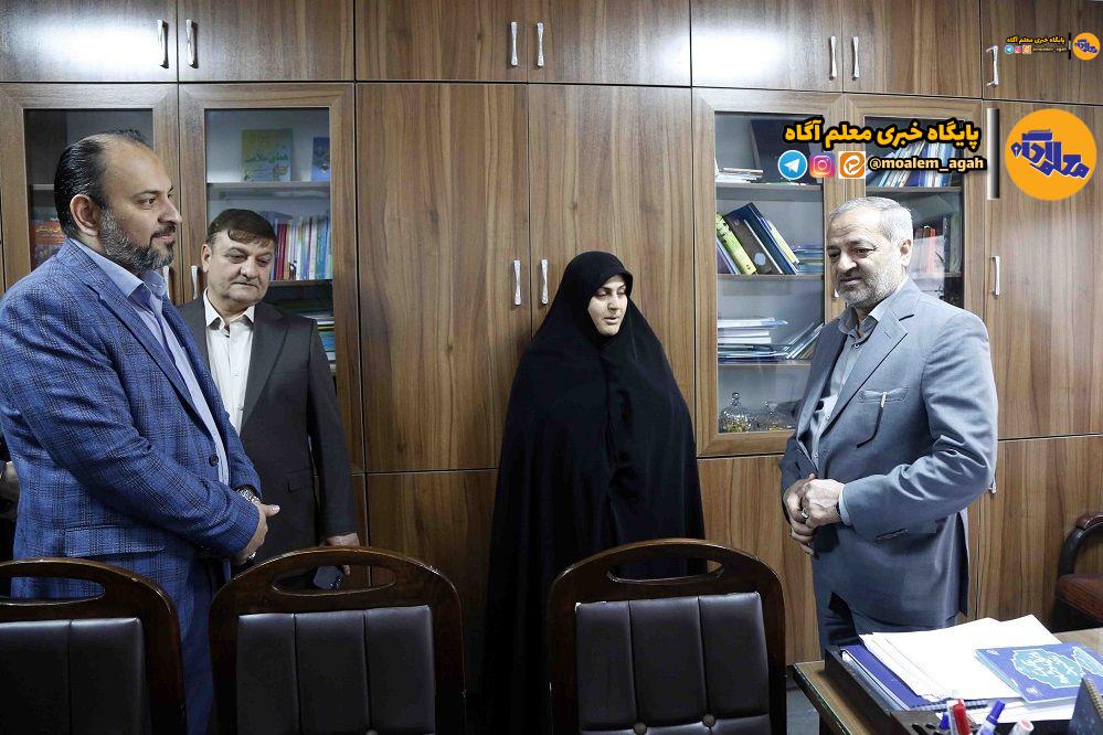 بازدید سرزده نوروزی وزیر آموزش و پرورش از دوایر مختلف ستاد