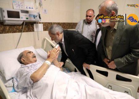 عیادت وزیر آموزش و پرورش از رئیس جامعه خیرین مدرسه‌ساز کشور