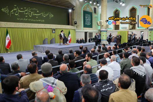 گزارش جامع وزیر آموزش و پرورش در دیدار معلمان با رهبر انقلاب