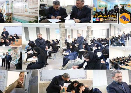 بازدید سرزده رئیس سازمان مدارس و مراکز غیردولتی از حوزه برگزاری امتحانات نهایی‌